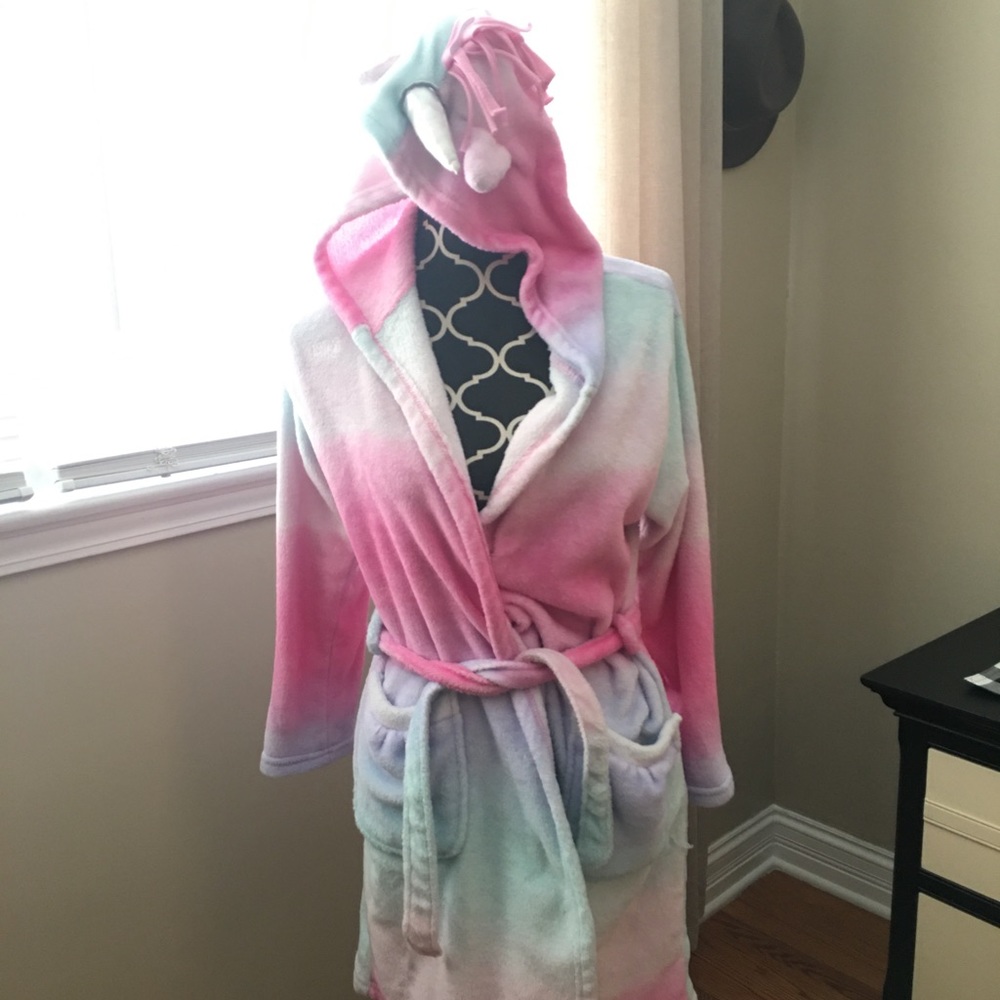 Girls Unicorn Robe